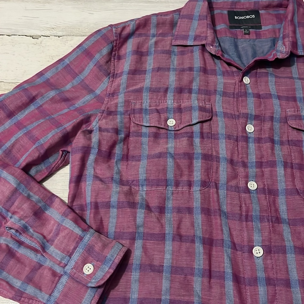 Bonobos Standard Fit Button Down Size Large - image 4